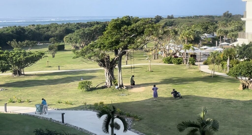 ANAインターコンチネンタル石垣リゾートの大きなブランコ