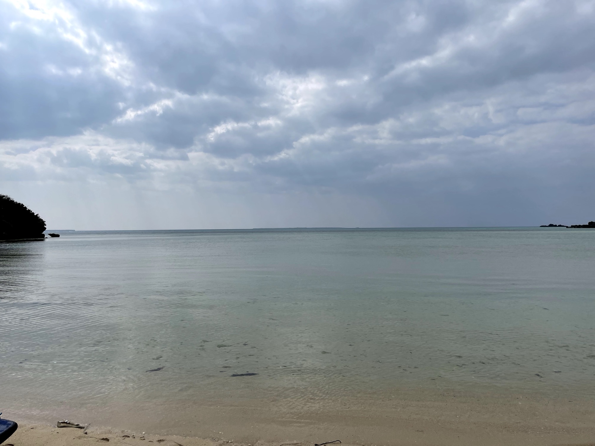 小浜島ではいむるぶし宿泊中にSUP体験をした海