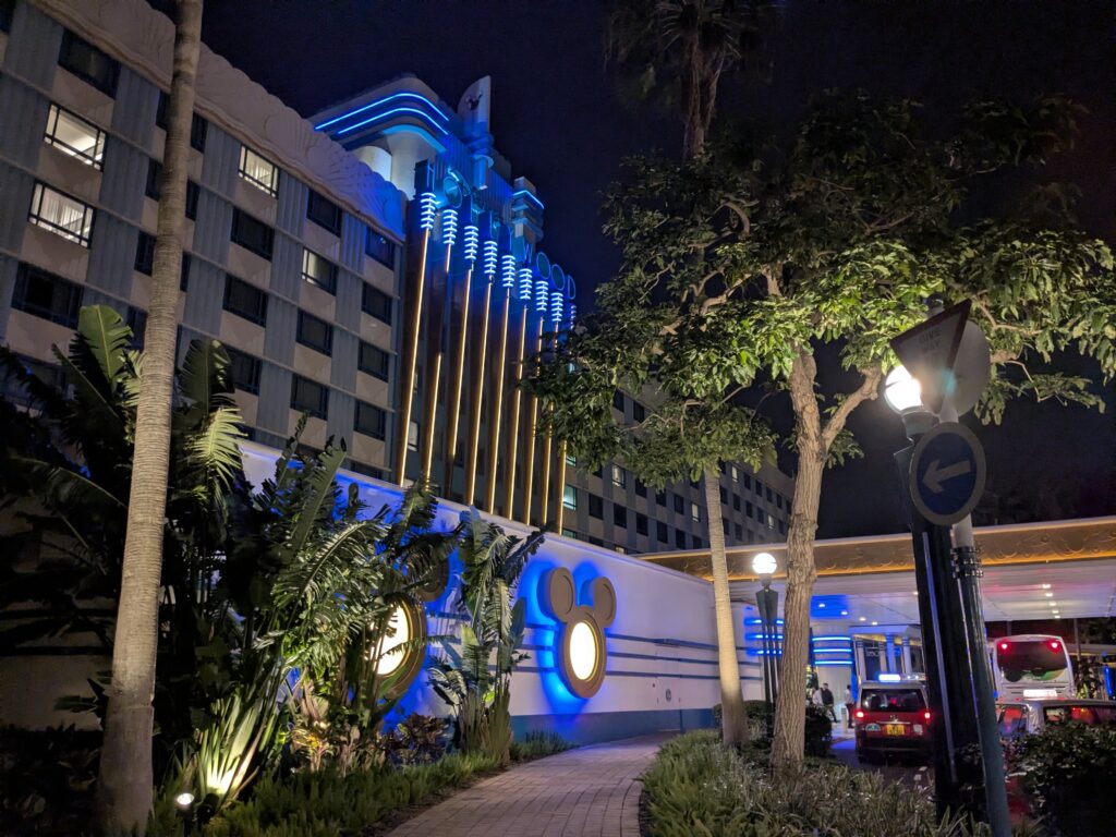 香港ディズニーハリウッドホテルの外観