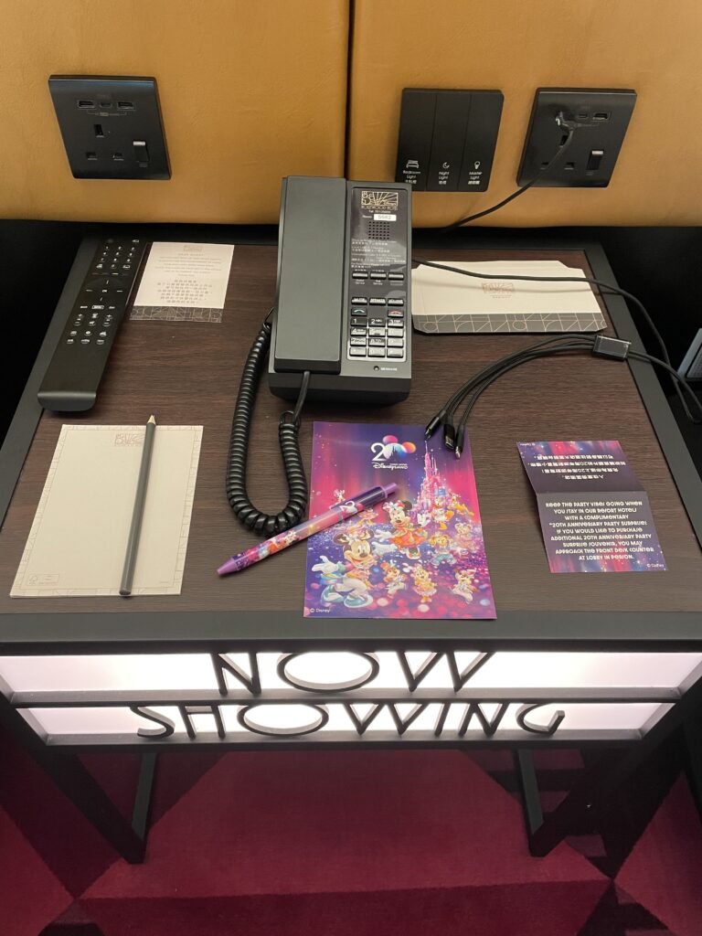 香港ディズニーハリウッドホテルのミッキールームの内観