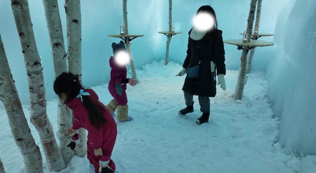 支笏湖氷濤まつりのアイスキッチン