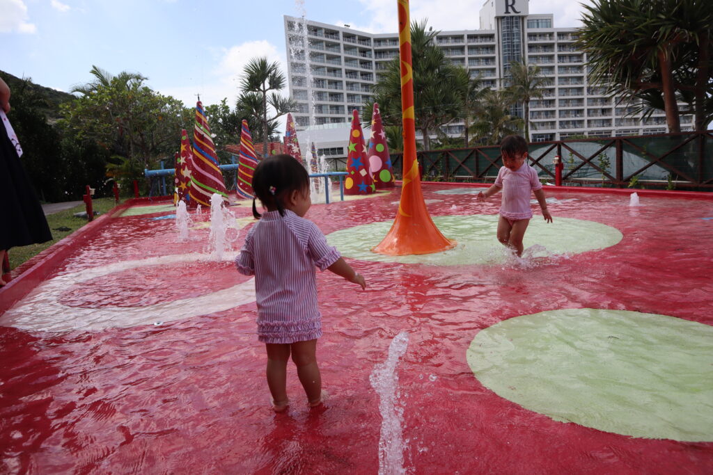 ルネッサンスリゾートオキナワのキッズスプラッシュ広場