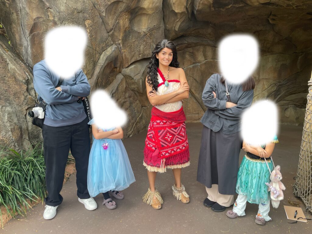 香港ディズニーのモアナ