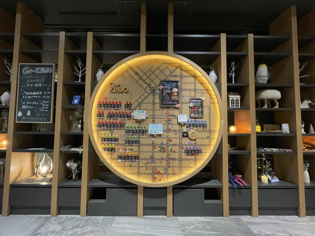 OMO7旭川のGO-KINJOマップ